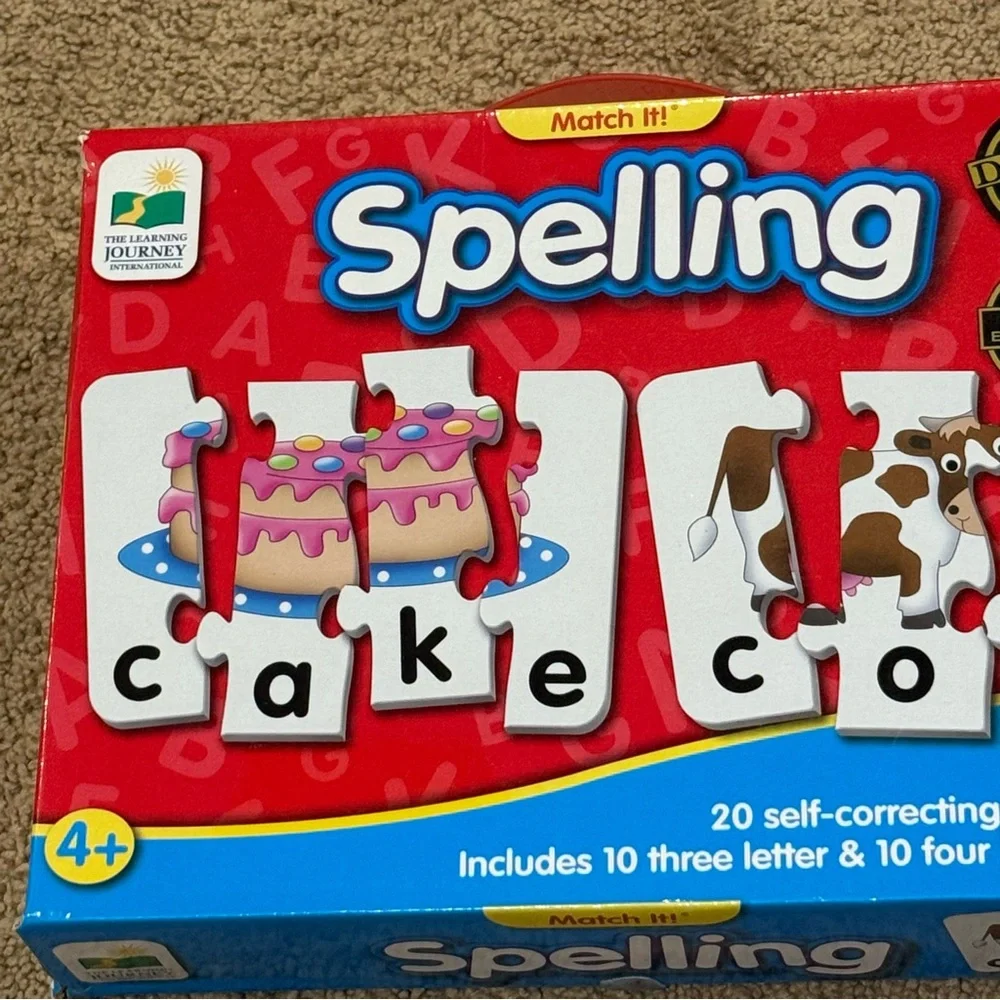 The Learning Journey Match It! Spelling Puzzle Set – Open Box Excellent